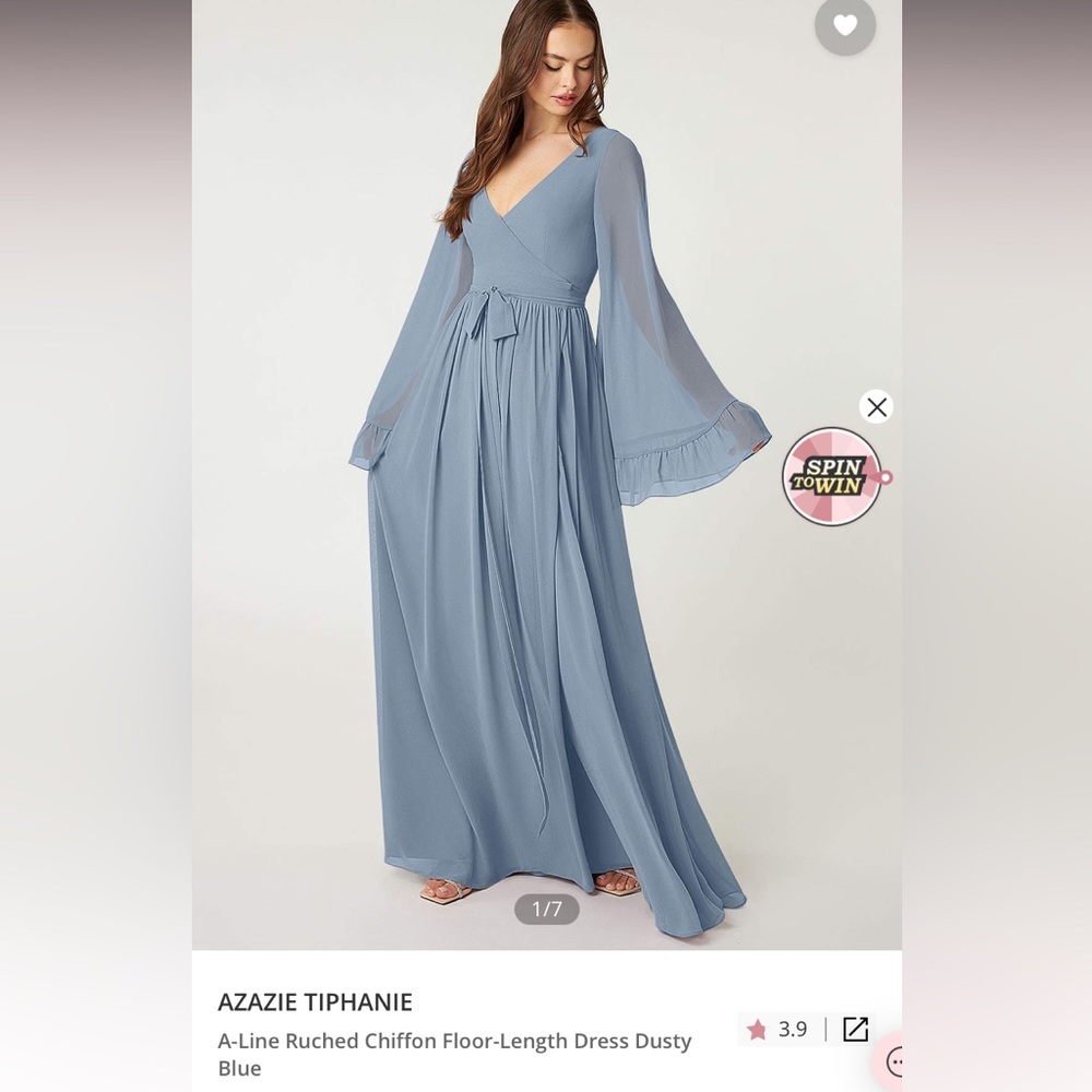 Azazie Tiphanie - Dusty Blue